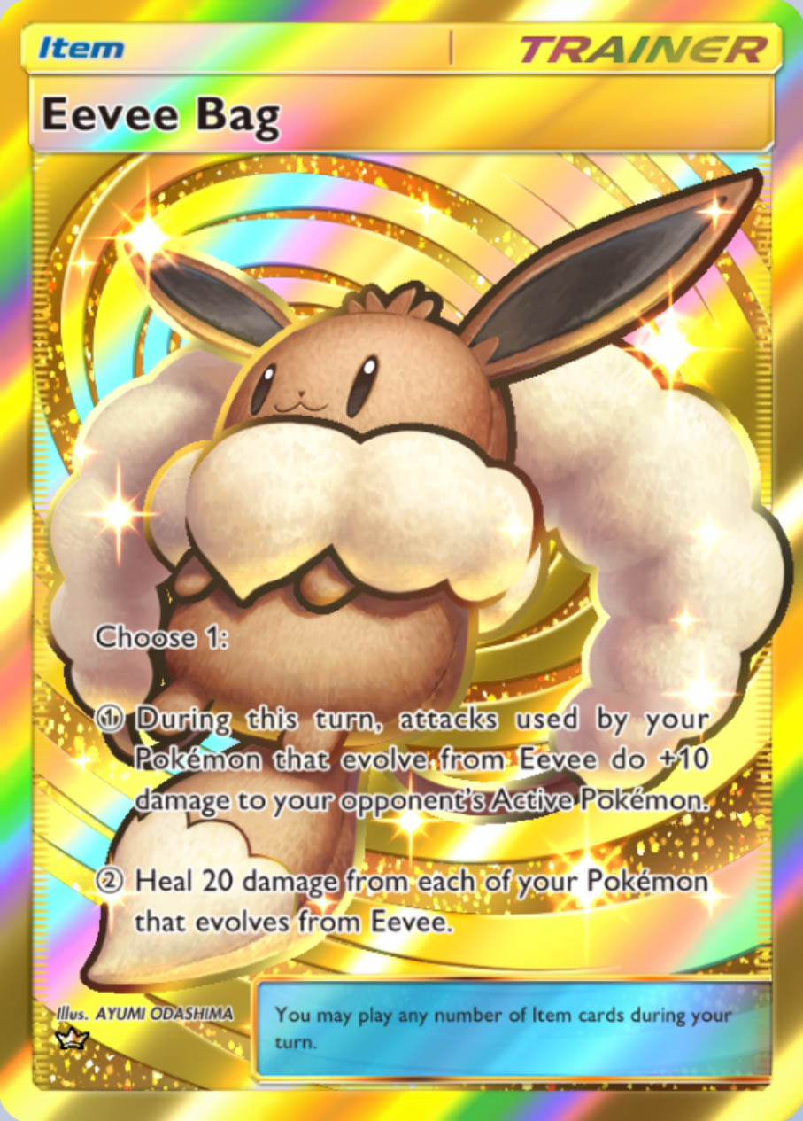 Crown Rarity Eevee Bag Item Card