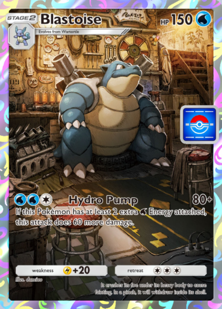 Blastoise IR Card