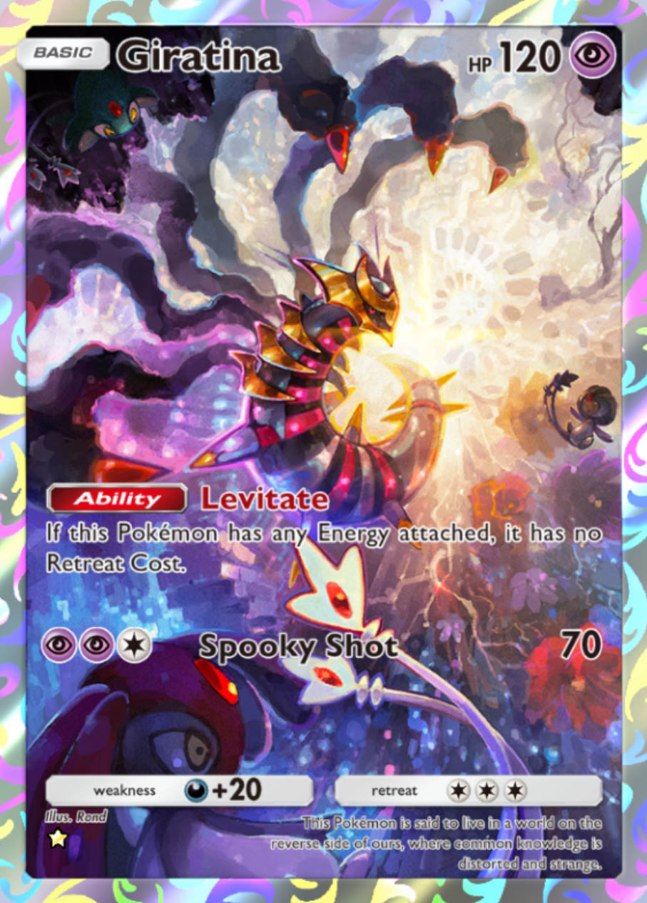 Giratina IR Card