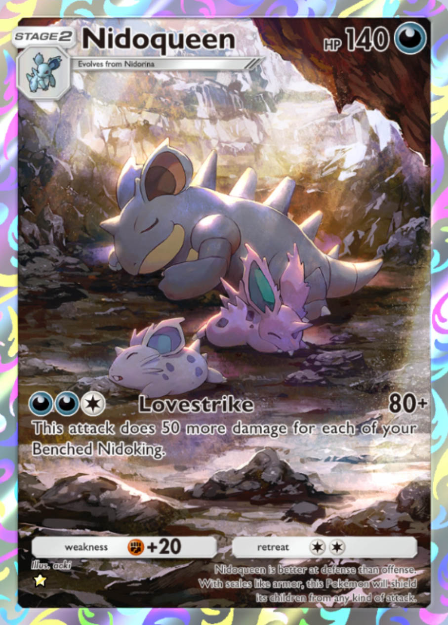 Nidoqueen IR Card