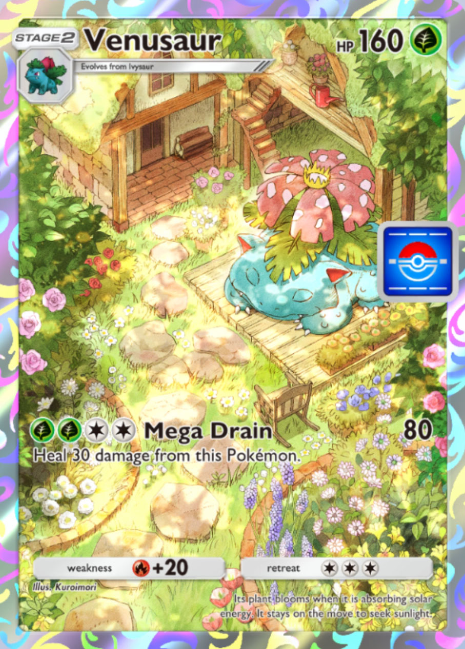 Venusaur IR Card